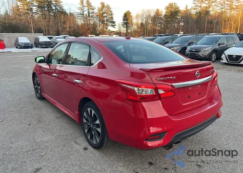 2018 Nissan Sentra Sr Turbo z USA, uszkodzony, nr VIN 3N1CB7AP7JY205353